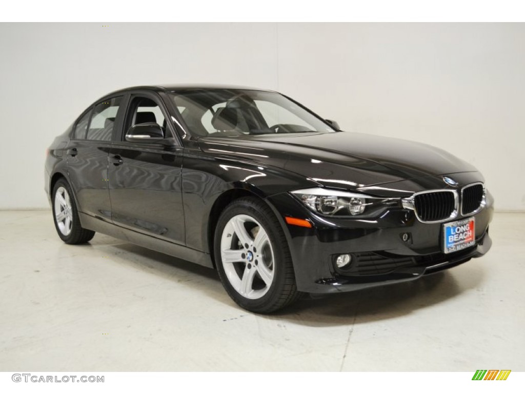 2015 3 Series 320i Sedan - Jet Black / Black photo #2