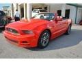 2014 Race Red Ford Mustang V6 Premium Convertible  photo #7