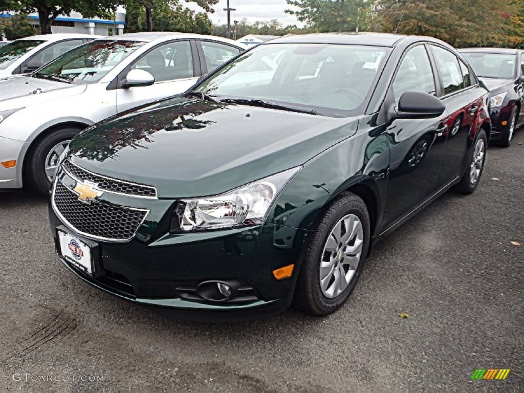 2014 Cruze LS - Rainforest Green Metallic / Jet Black/Medium Titanium photo #1