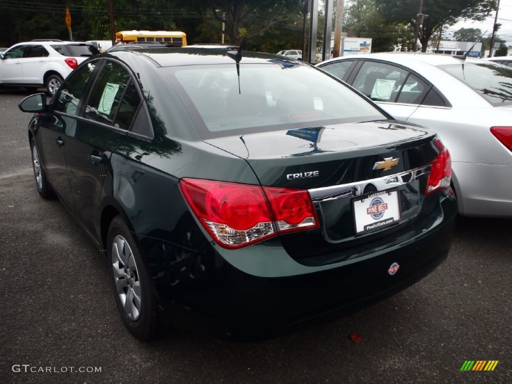 2014 Cruze LS - Rainforest Green Metallic / Jet Black/Medium Titanium photo #2