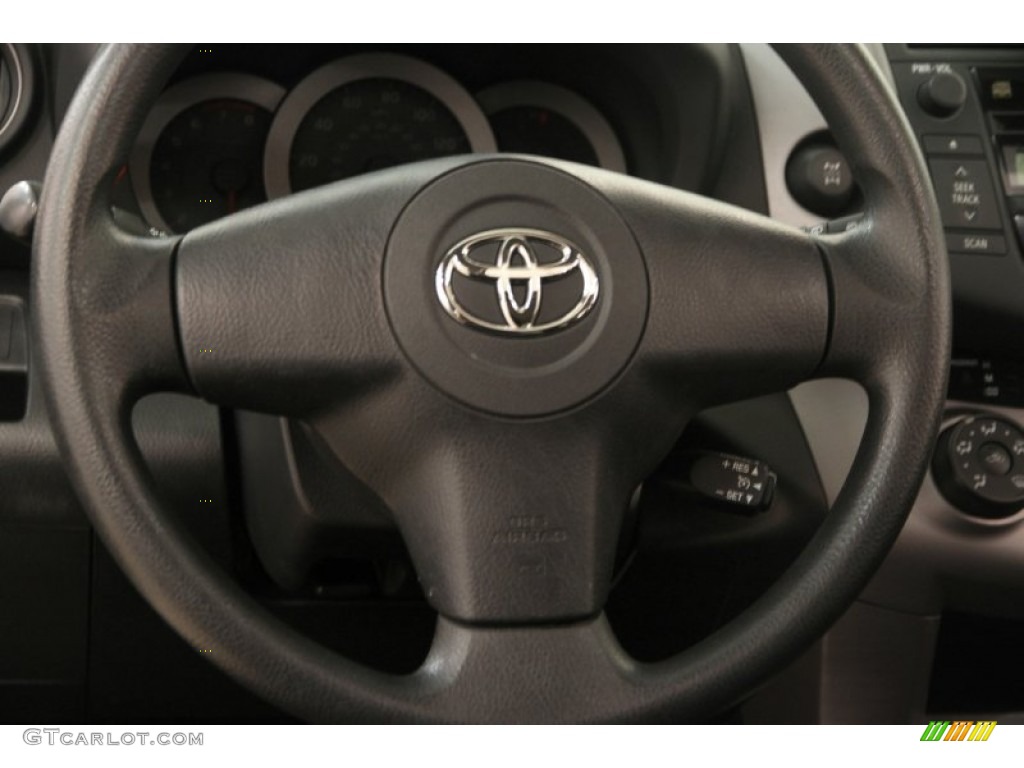 2008 Toyota RAV4 Sport V6 4WD Dark Charcoal Steering Wheel Photo #97858944