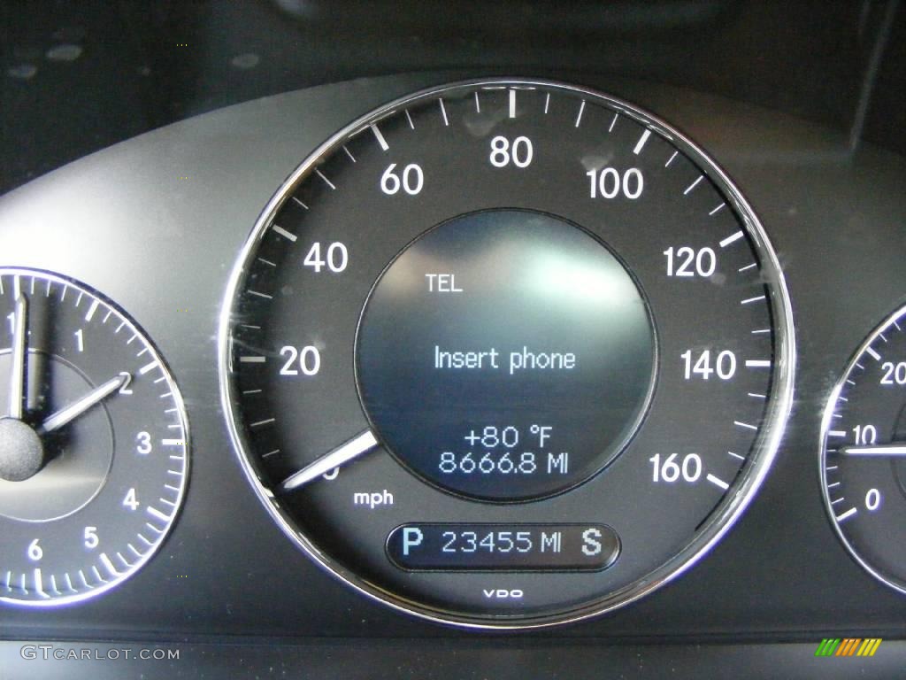 2007 E 350 Sedan - Flint Grey Metallic / Black photo #8