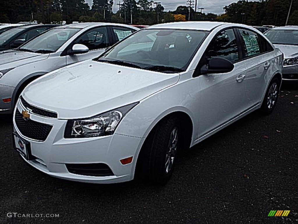 2014 Cruze LS - Summit White / Jet Black/Medium Titanium photo #1