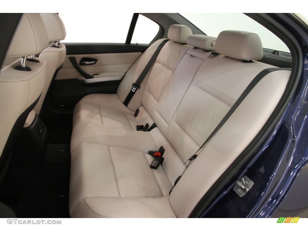 2011 3 Series 335i xDrive Sedan - Deep Sea Blue Metallic / Oyster/Black Dakota Leather photo #35