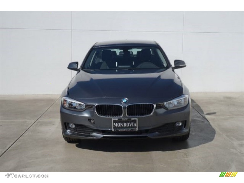 2015 3 Series 320i Sedan - Mineral Grey Metallic / Black photo #3