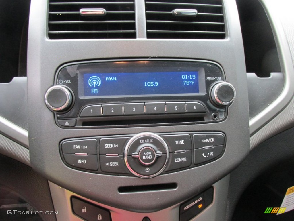 2012 Sonic LT Sedan - Cyber Gray Metallic / Jet Black/Dark Titanium photo #64