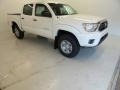 2015 Super White Toyota Tacoma V6 PreRunner Double Cab  photo #2