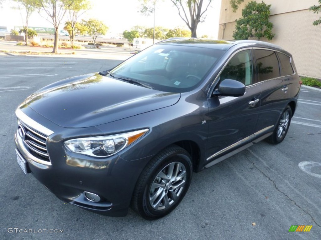 Diamond Slate 2014 Infiniti QX60 3.5 AWD Exterior Photo #97868450