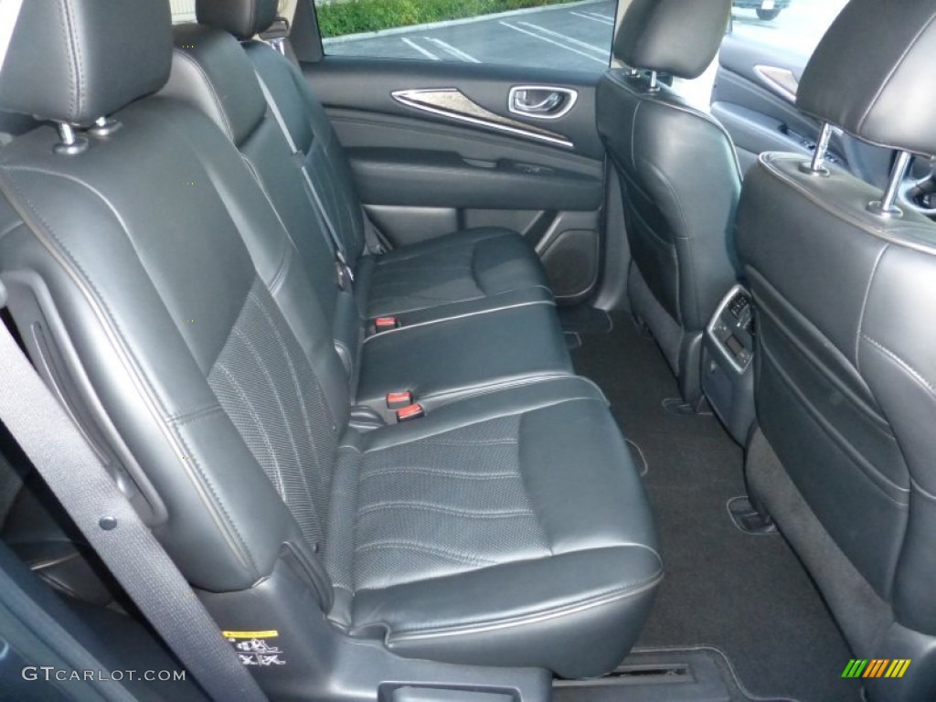 Graphite Interior 2014 Infiniti QX60 3.5 AWD Photo #97868737