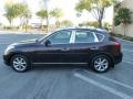 2008 Dark Currant Red Infiniti EX 35 Journey AWD  photo #7