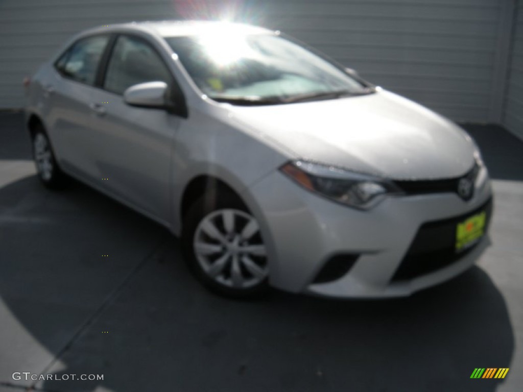 2014 Corolla L - Classic Silver Metallic / Steel Blue photo #1