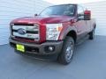 2015 Ruby Red Ford F350 Super Duty King Ranch Crew Cab 4x4  photo #7