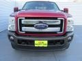 2015 Ruby Red Ford F350 Super Duty King Ranch Crew Cab 4x4  photo #8