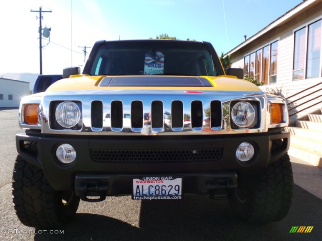 2006 H3  - Yellow / Ebony Black photo #23