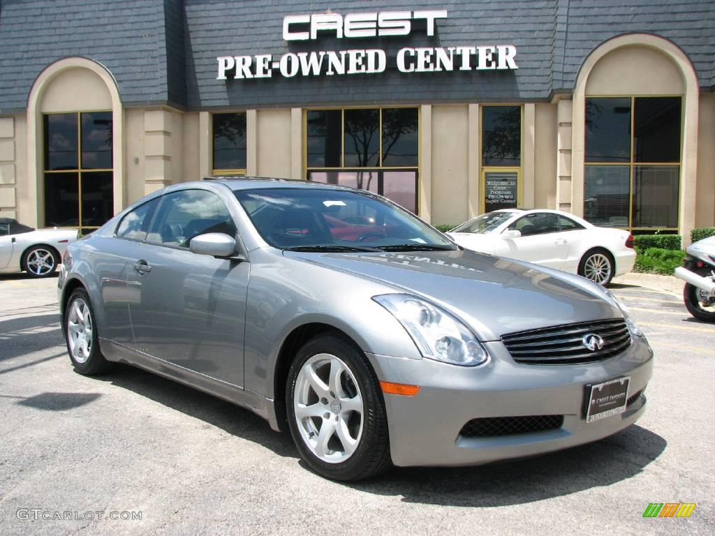 2007 G 35 Coupe - Diamond Graphite Metallic / Graphite Black photo #1