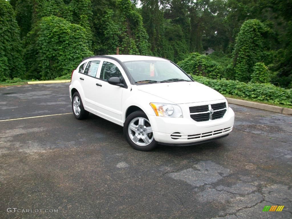 2008 Caliber SXT - Stone White / Dark Slate Gray photo #1