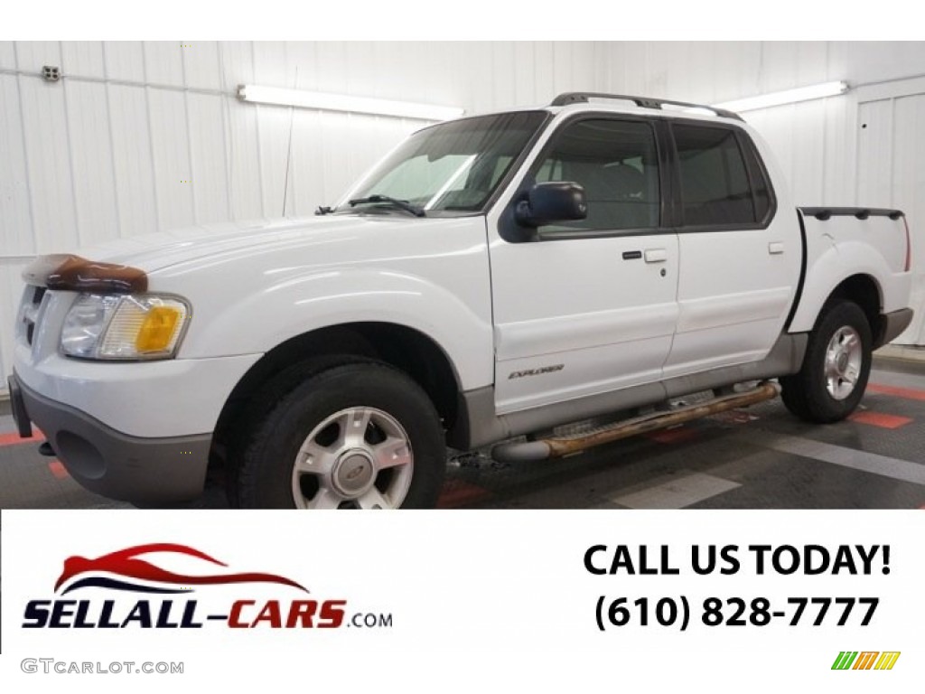 Oxford White Ford Explorer Sport Trac