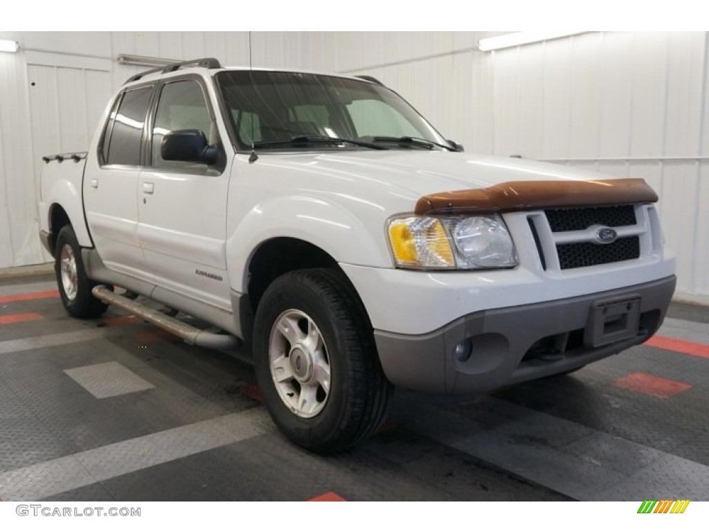 2001 Explorer Sport Trac  - Oxford White / Dark Graphite photo #5