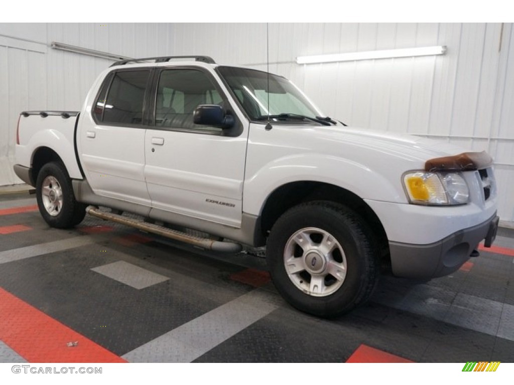 2001 Explorer Sport Trac  - Oxford White / Dark Graphite photo #6