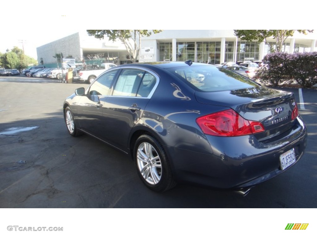 2011 G 37 Journey Sedan - Blue Slate / Wheat photo #7