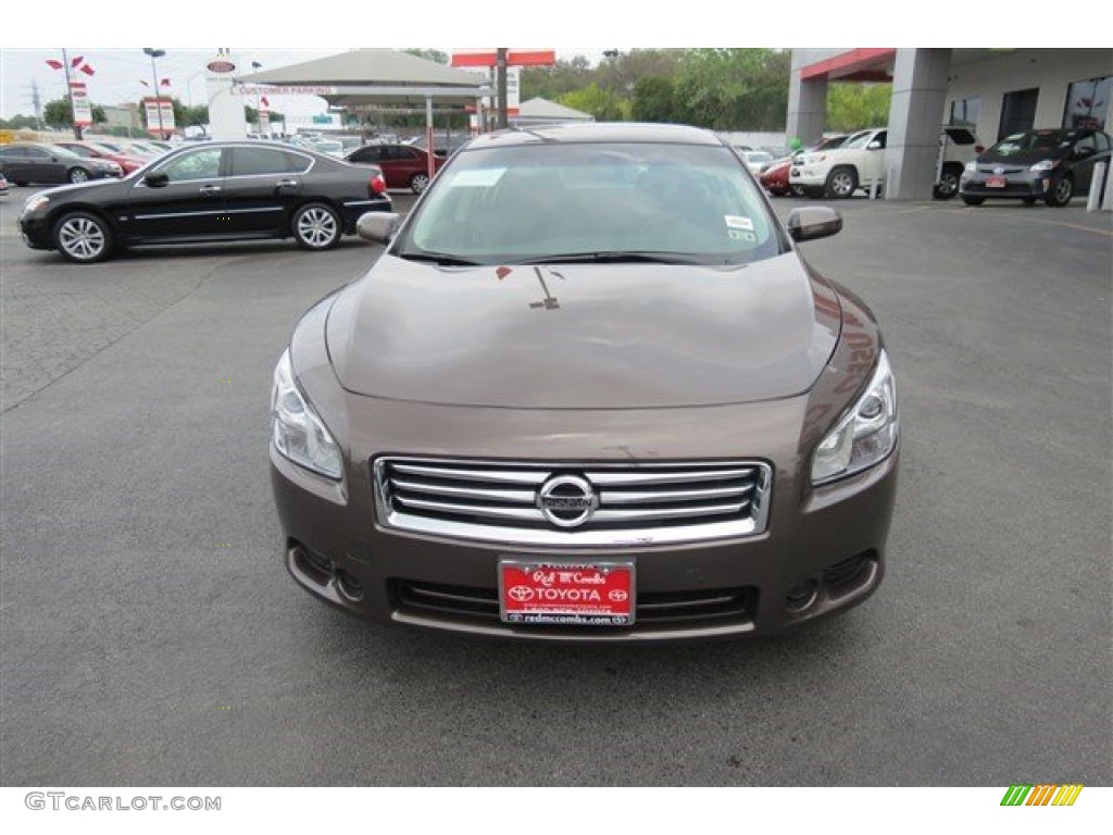 2014 Maxima 3.5 S - Java Metallic / Charcoal photo #2