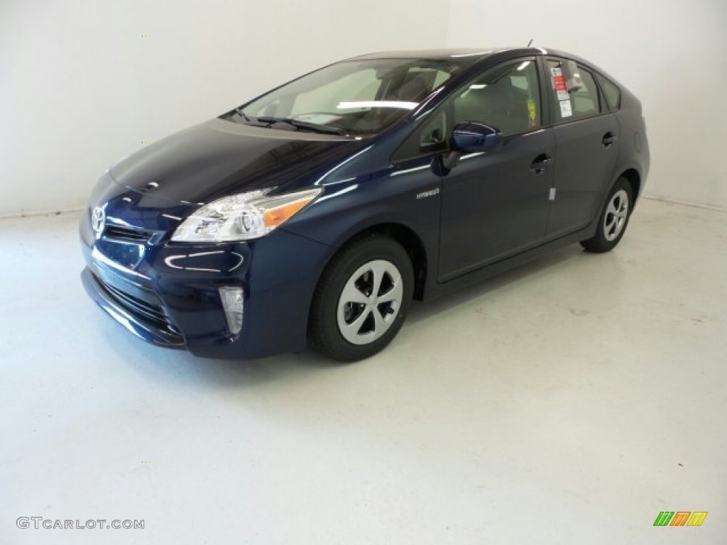 2015 Prius Three Hybrid - Nautical Blue Metallic / Dark Gray photo #7