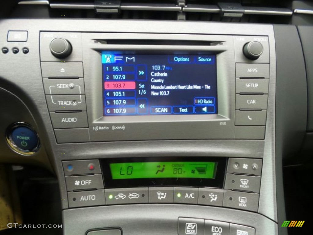 2015 Prius Three Hybrid - Nautical Blue Metallic / Dark Gray photo #21