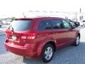 2009 Inferno Red Crystal Pearl Dodge Journey SXT  photo #3