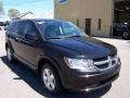 2009 Brilliant Black Crystal Pearl Dodge Journey SXT  photo #12