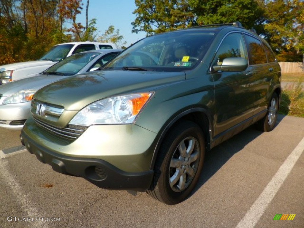 Green Tea Metallic 2008 Honda CR-V EX-L 4WD Exterior Photo #97885990