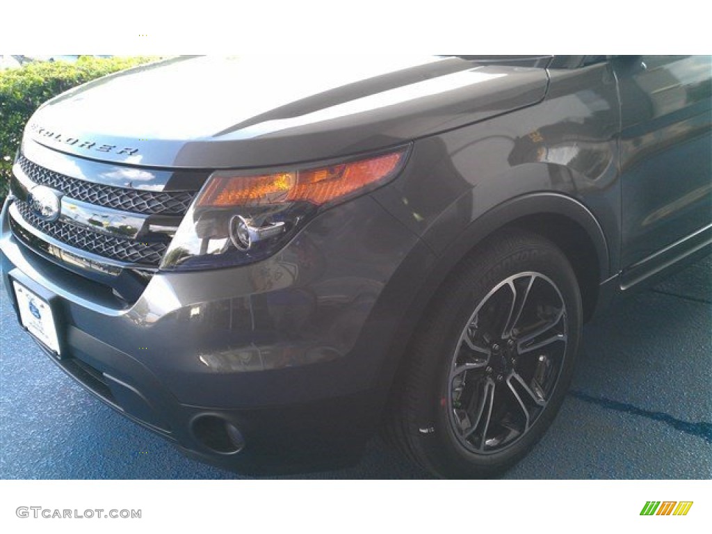 2015 Explorer Sport 4WD - Magnetic / Sport Charcoal Black photo #8