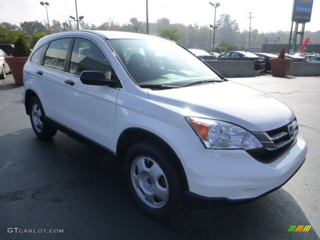 2011 CR-V LX 4WD - Taffeta White / Gray photo #7