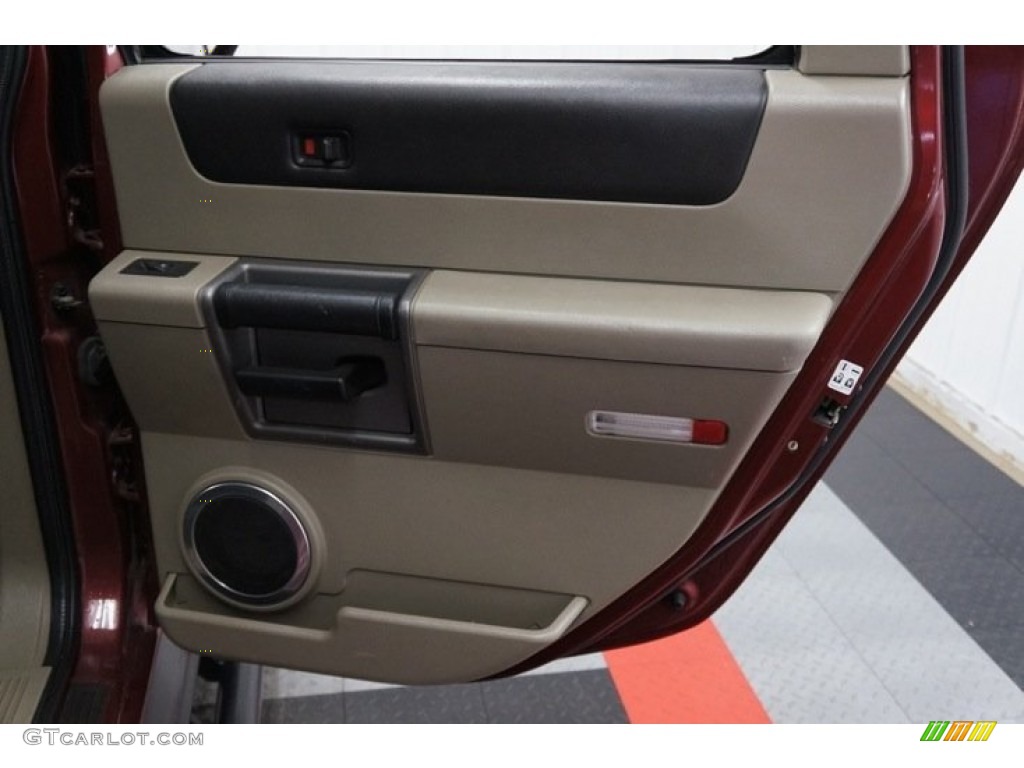 2003 H2 SUV - Red Metallic / Wheat photo #17