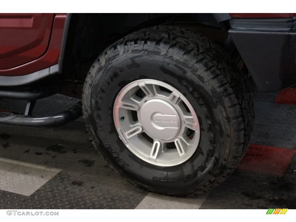 2003 H2 SUV - Red Metallic / Wheat photo #55