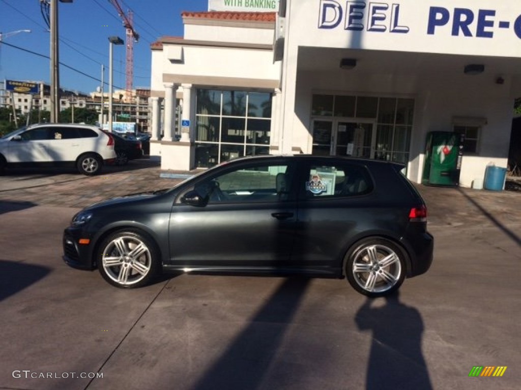 2012 Golf R 2 Door 4Motion - Carbon Steel Grey Metallic / R Titan Black Leather photo #2