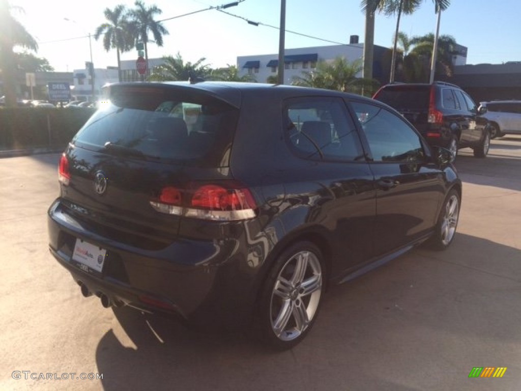 2012 Golf R 2 Door 4Motion - Carbon Steel Grey Metallic / R Titan Black Leather photo #5