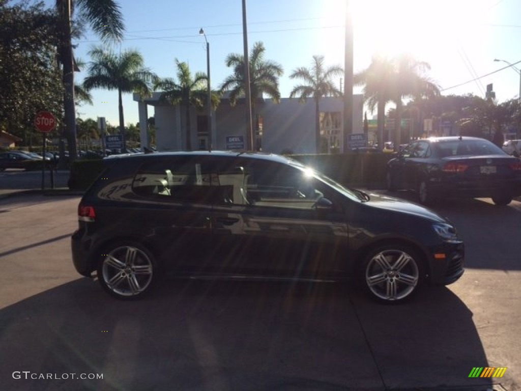 2012 Golf R 2 Door 4Motion - Carbon Steel Grey Metallic / R Titan Black Leather photo #6