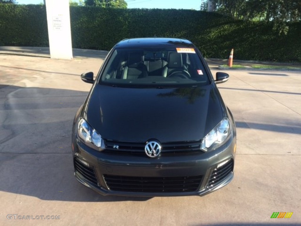 2012 Golf R 2 Door 4Motion - Carbon Steel Grey Metallic / R Titan Black Leather photo #8