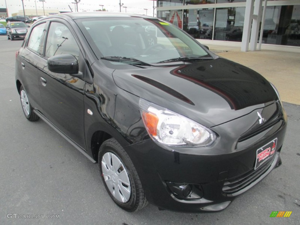 Mystic Black Mitsubishi Mirage