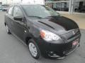 2015 Mystic Black Mitsubishi Mirage DE  photo #1