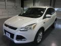 2015 White Platinum Metallic Tri-Coat Ford Escape Titanium  photo #3