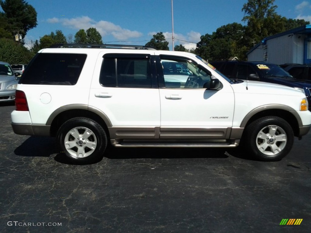 2004 Explorer Eddie Bauer 4x4 - Oxford White / Medium Parchment photo #7