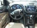2015 White Platinum Metallic Tri-Coat Ford Escape Titanium  photo #12