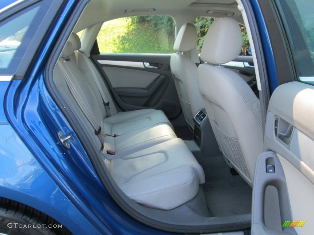 2009 A4 2.0T Premium quattro Sedan - Aruba Blue Pearl Effect / Light Grey photo #18
