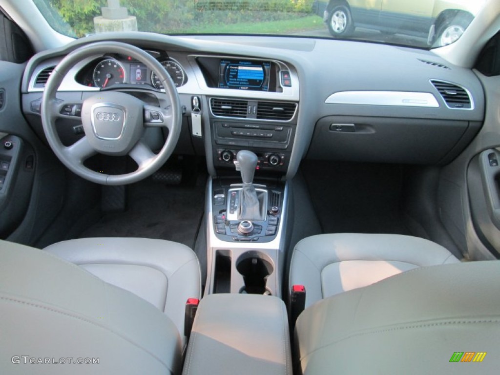 2009 A4 2.0T Premium quattro Sedan - Aruba Blue Pearl Effect / Light Grey photo #24