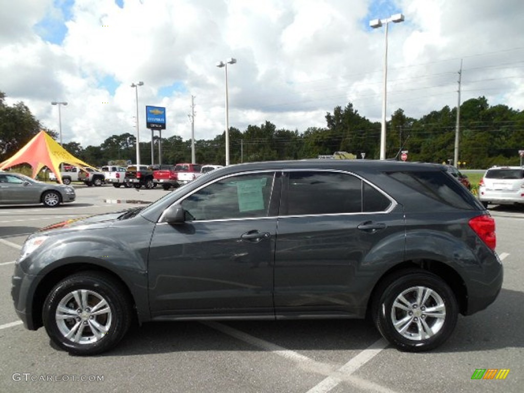 2010 Equinox LS - Cyber Gray Metallic / Jet Black/Light Titanium photo #2