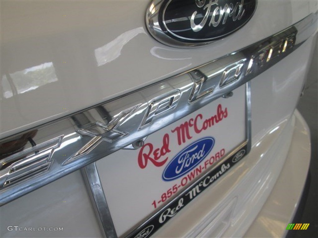 2015 Explorer FWD - Oxford White / Medium Light Stone photo #6