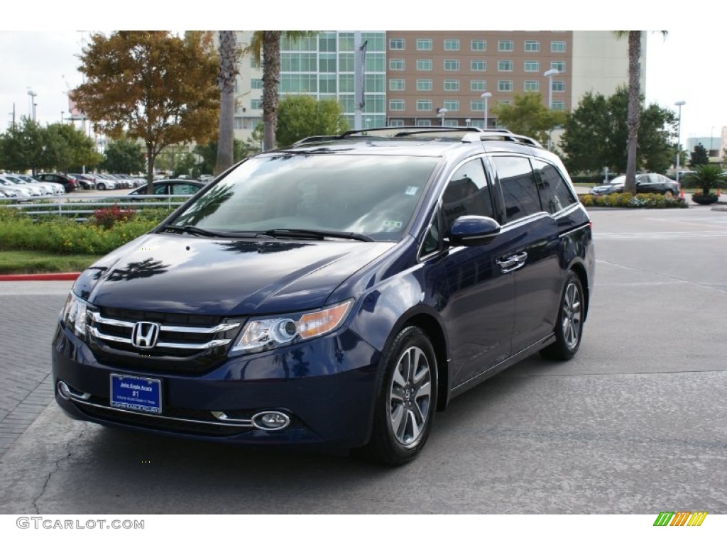 2014 Odyssey Touring - Obsidian Blue Pearl / Gray photo #4