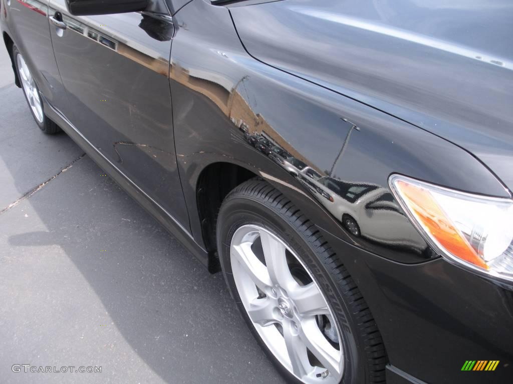 2007 Camry SE - Black / Dark Charcoal photo #4