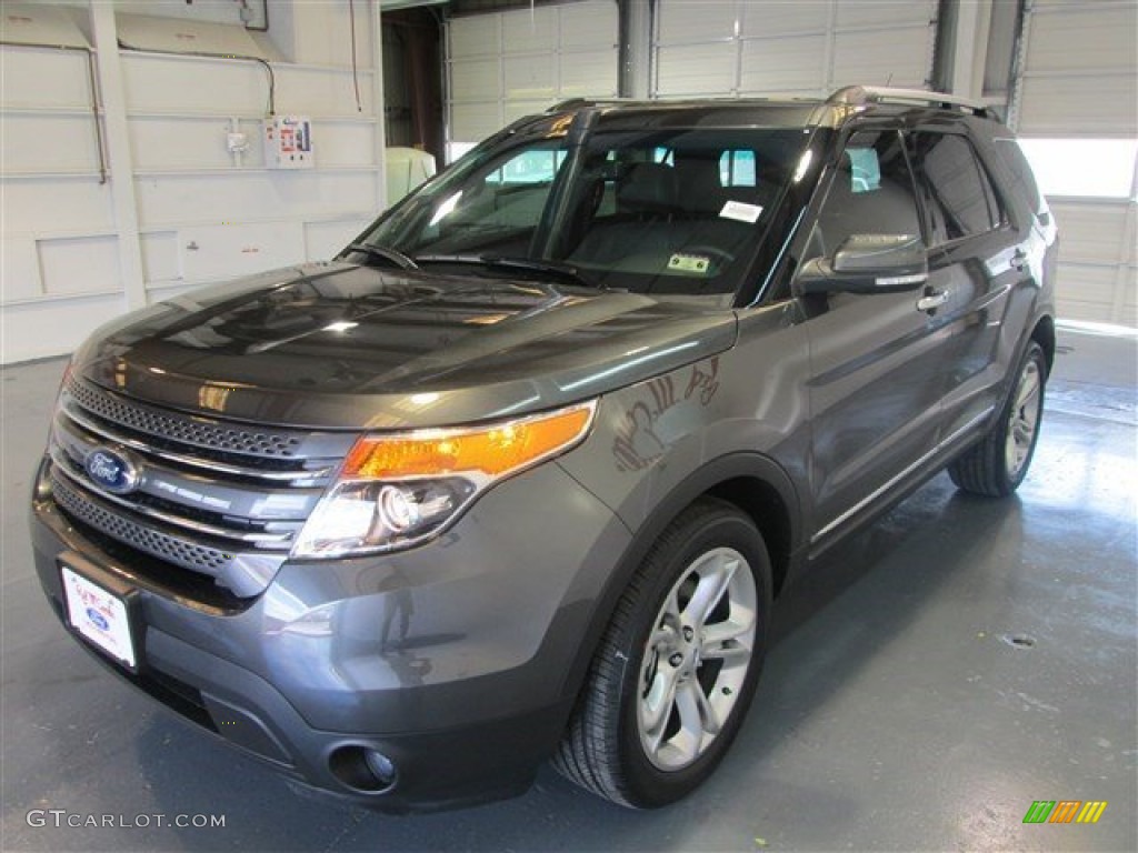 2015 Explorer Limited - Magnetic / Charcoal Black photo #3